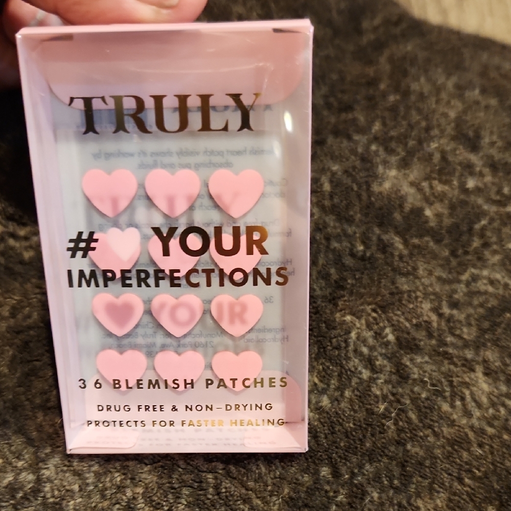 TRULY Pink Heart Blemish Patches
